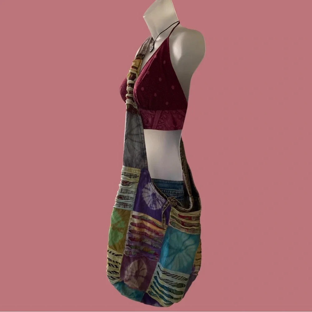 Gorgeous Kathmandu Imports Patchwork Bohemian Shoulder/Crossbody Bag EUC